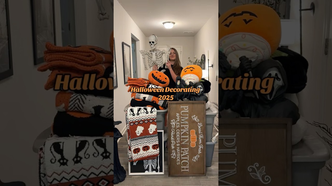 Halloween decorating part two #halloweendecor #halloween2025 #halloweendecorations