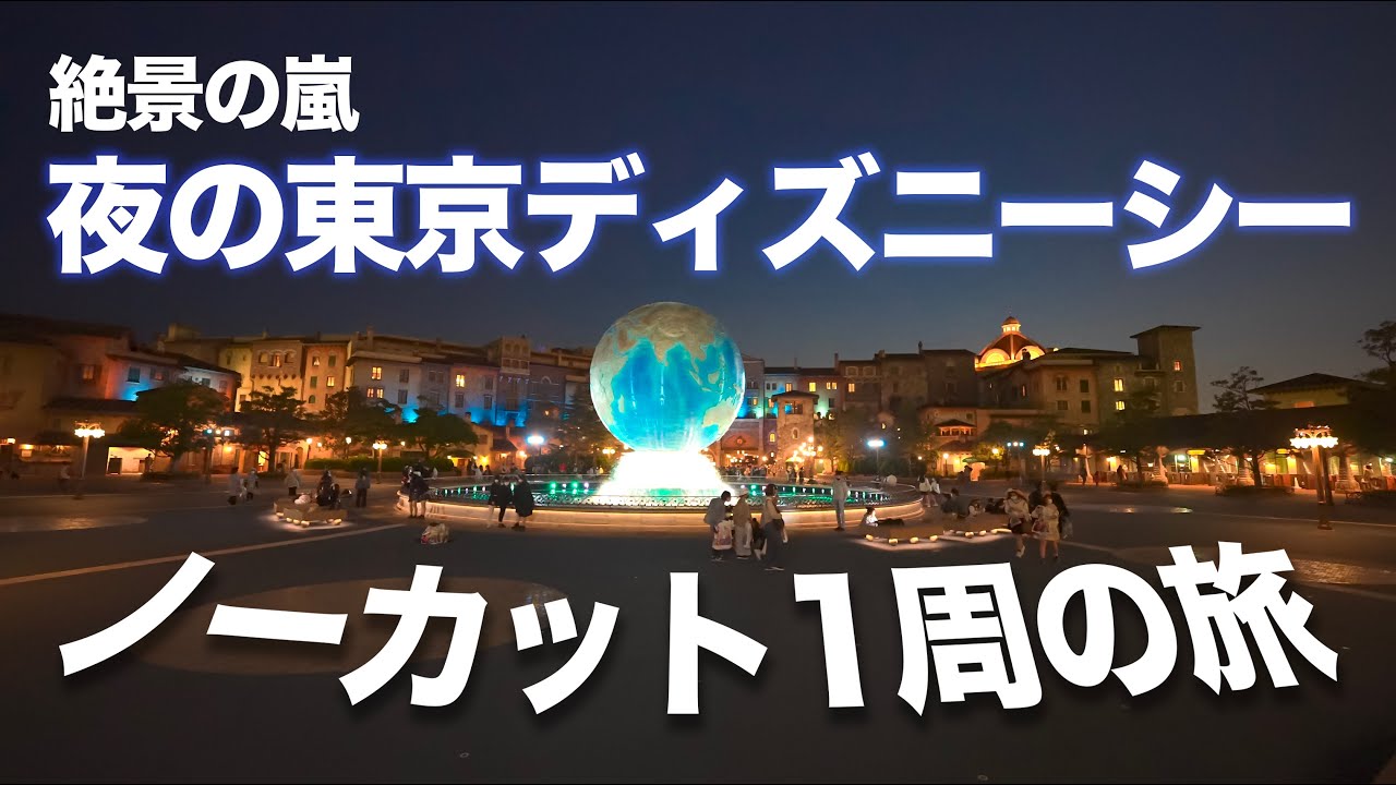 【絶景の嵐】夜の東京ディズニーシー1周の旅