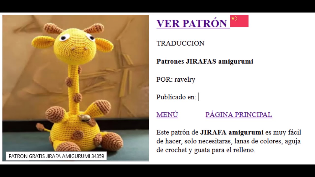Patrones amigurumi 09 09 2019