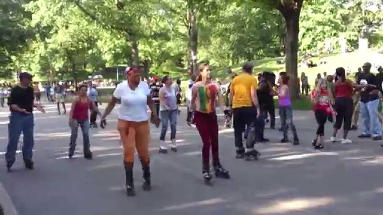 Central Park Dance Skaters  Association- Memorial Day 2013 part 1