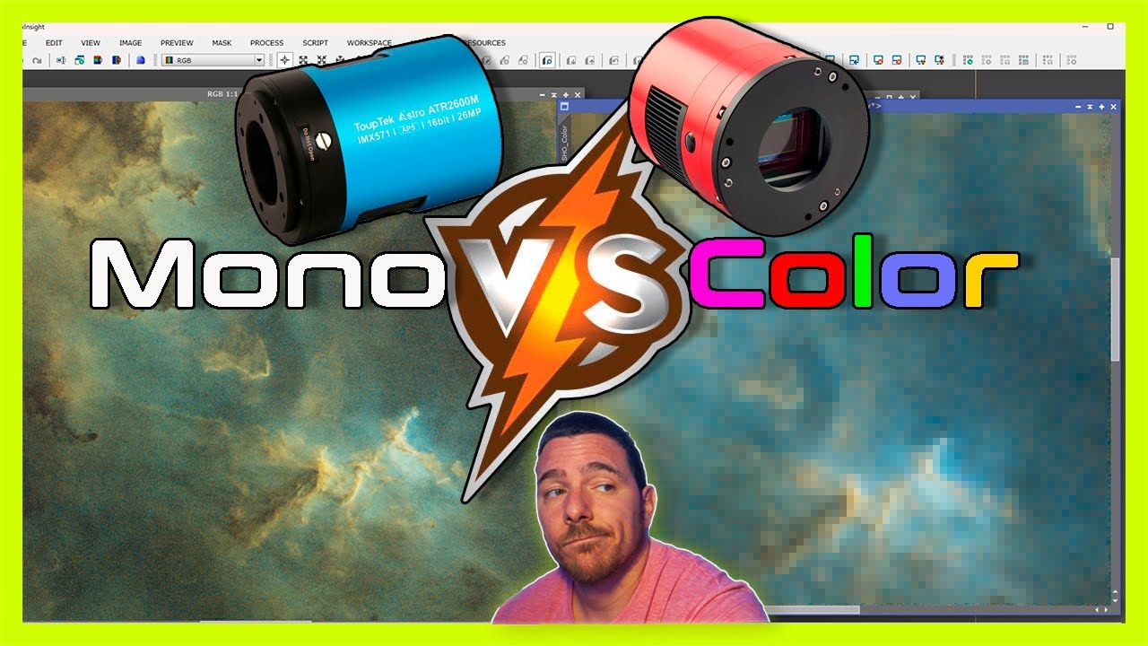 👉Cámara MONO VS COLOR | La prueba definitiva en astrofotografía | 🔭