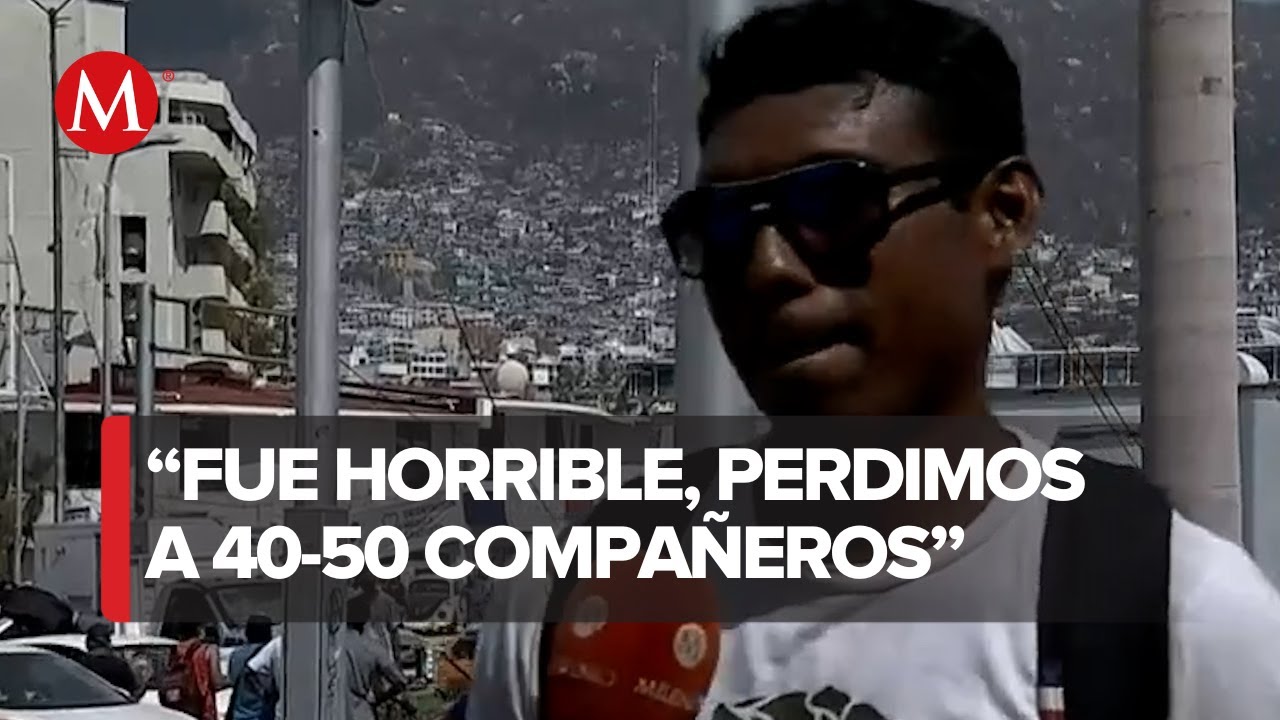 Marino cuenta su historia en el huracán 'Otis': 