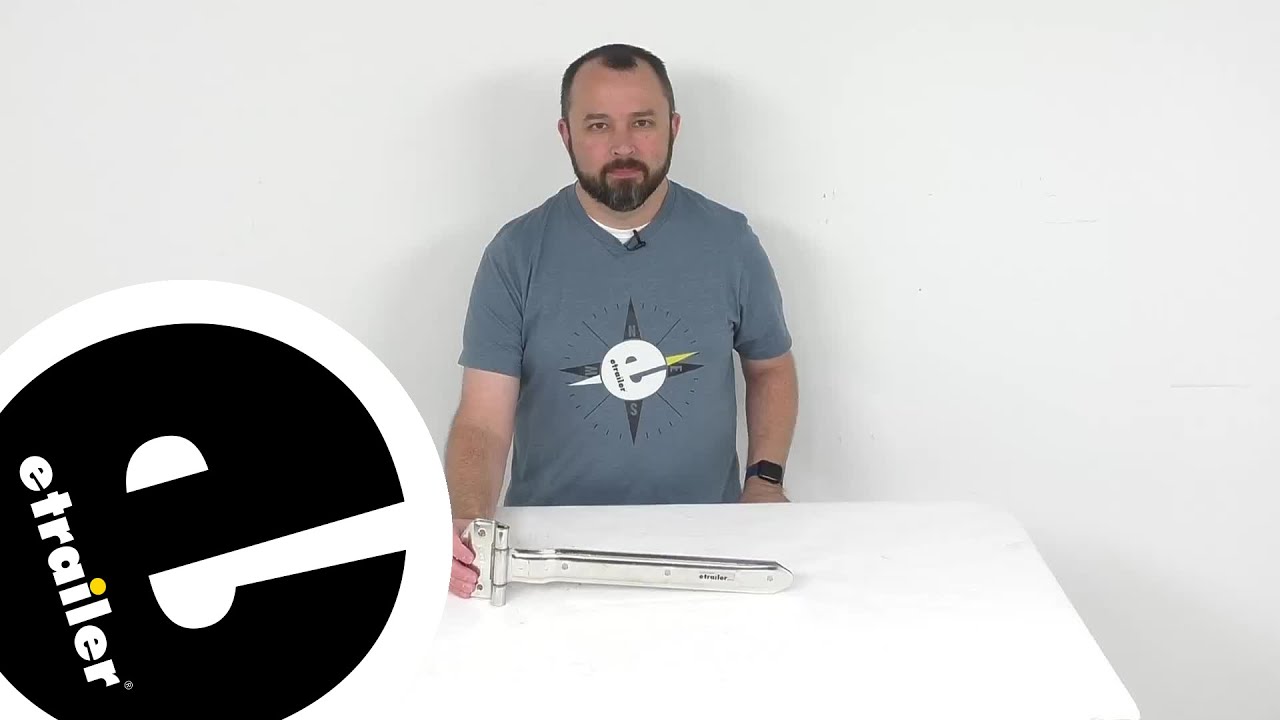 etrailer | Over the Seal T-Strap Hinge for Enclosed Trailers Feature Review