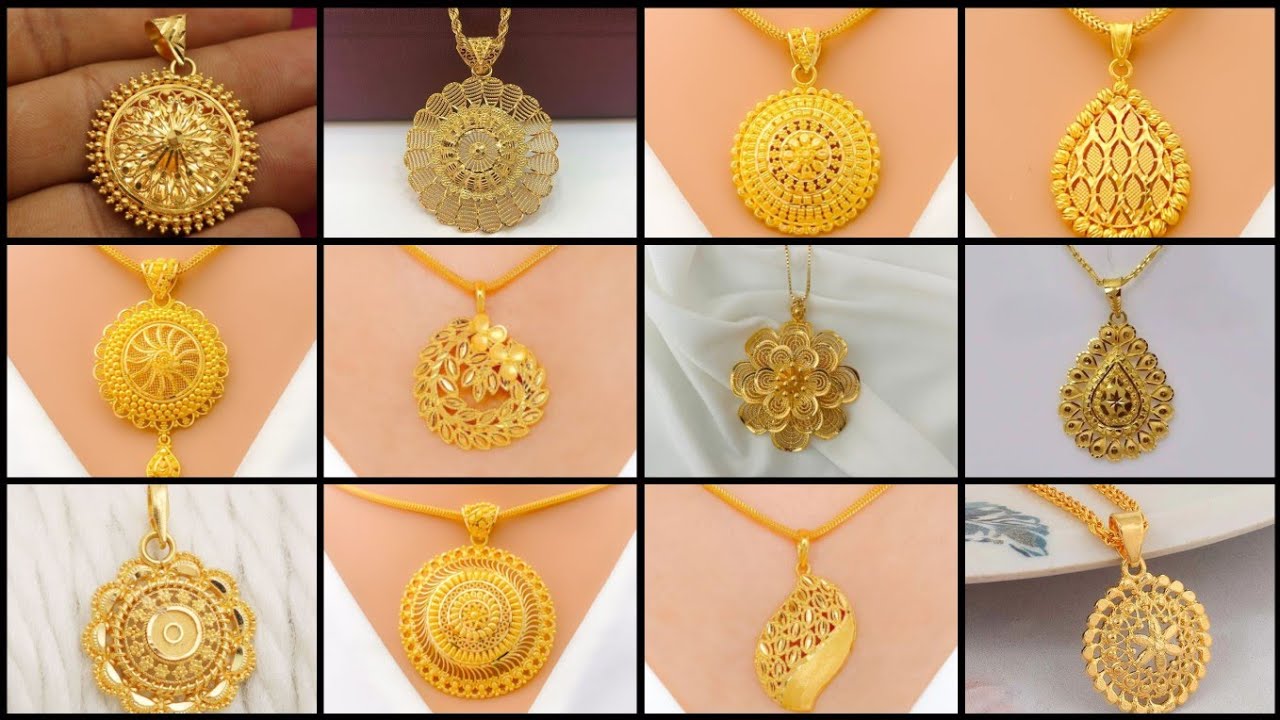 Beautiful Women Gold Chain Locket Design | Latest 2025 Gold Pendant for Girls