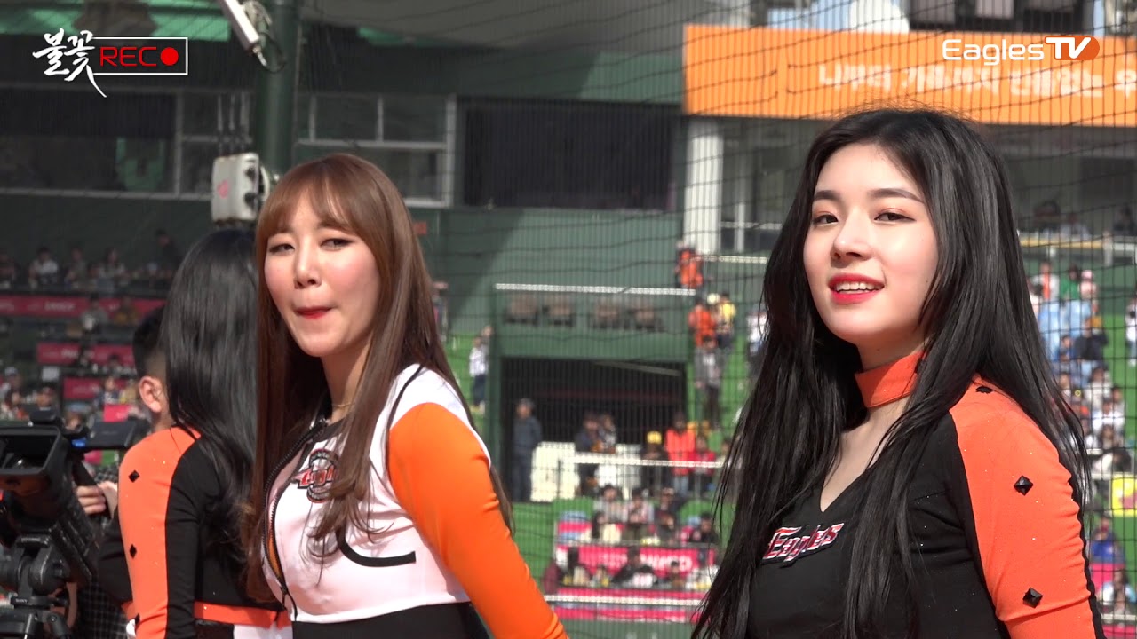 [불꽃REC.🔴] 한화이글스 치어리더 컴백! 한화이글스 응원 메들리 (03.17)