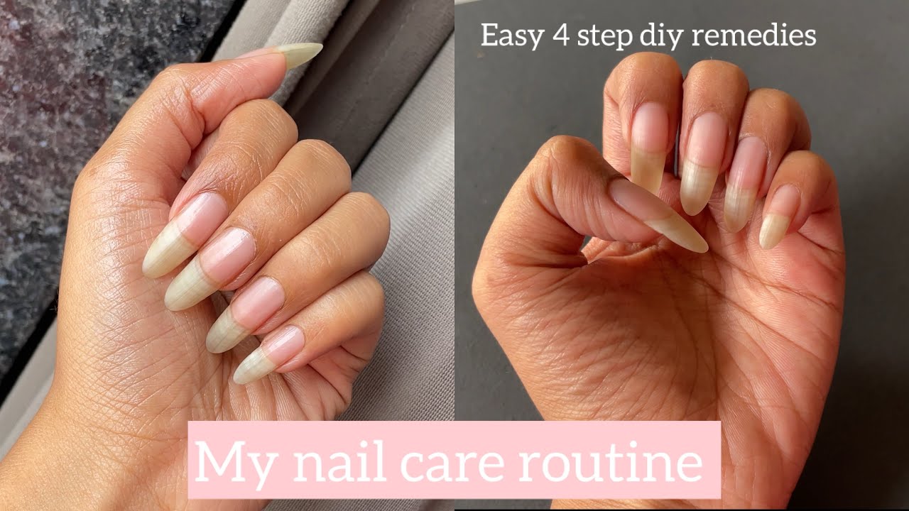 My 4 step nail care routine for strong and long nails💅