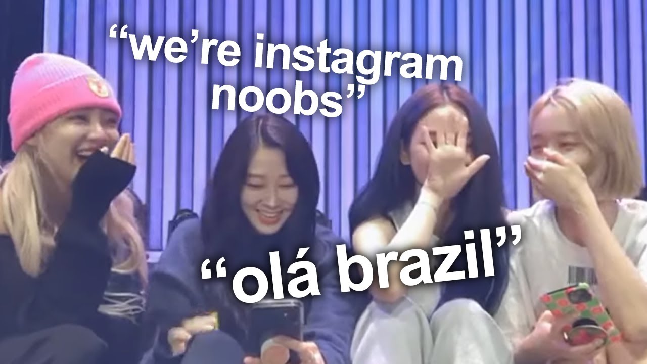 aespa's first ever instagram live is a cute mess | ENG SUB