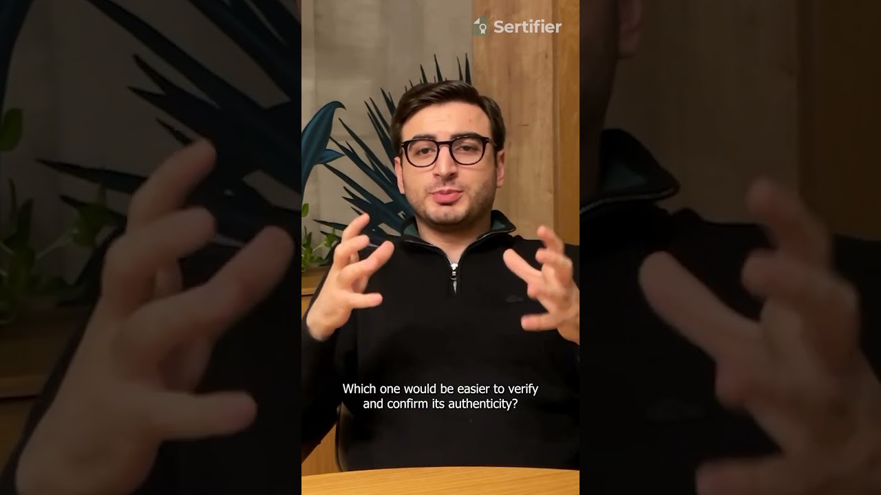 Which One Would You Choose As A Hiring Manager? | Digital Credentials Explained - Sertifier