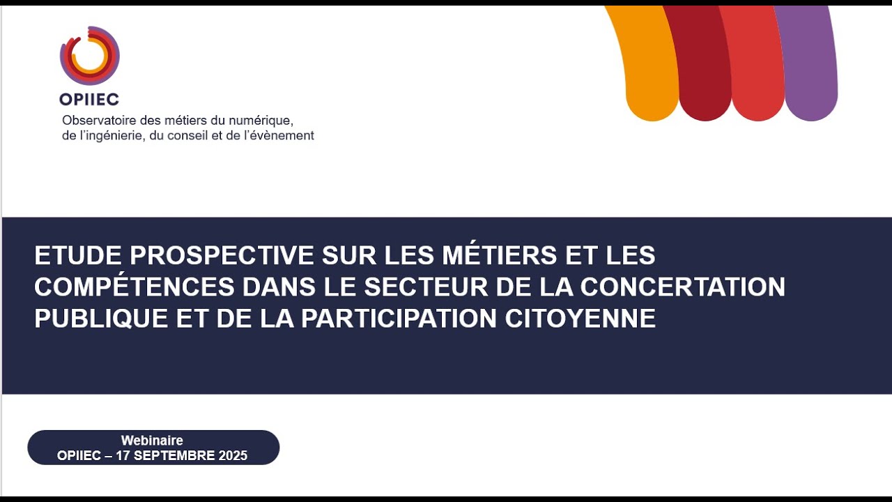 Replay - Restitution de l'étude sur la concertation publique et participation citoyenne