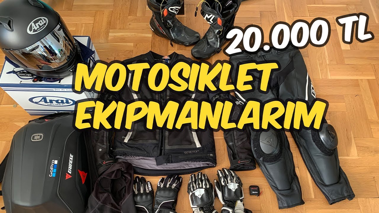 MOTOSİKLET EKİPMANLARIM