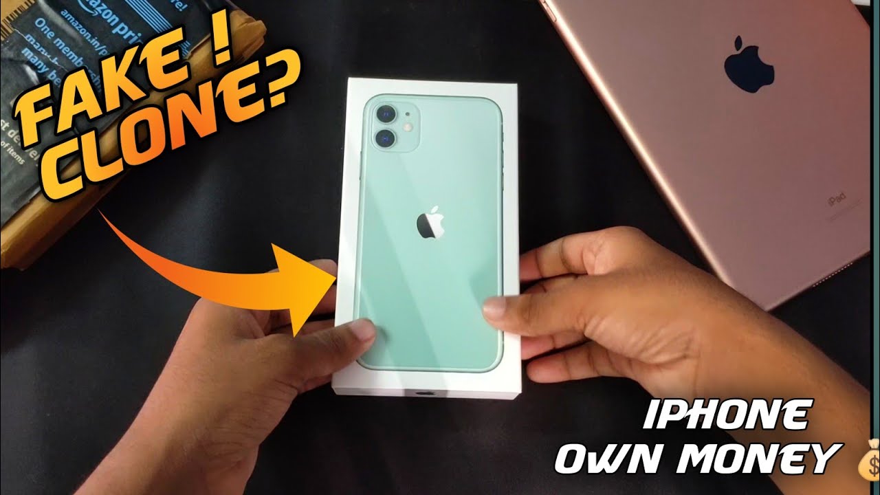 iPhone 11 - Amazon Great Indian Festival Sale Unit Unboxing |⚡ fake ? clone ? ROHANISOP #iphone11