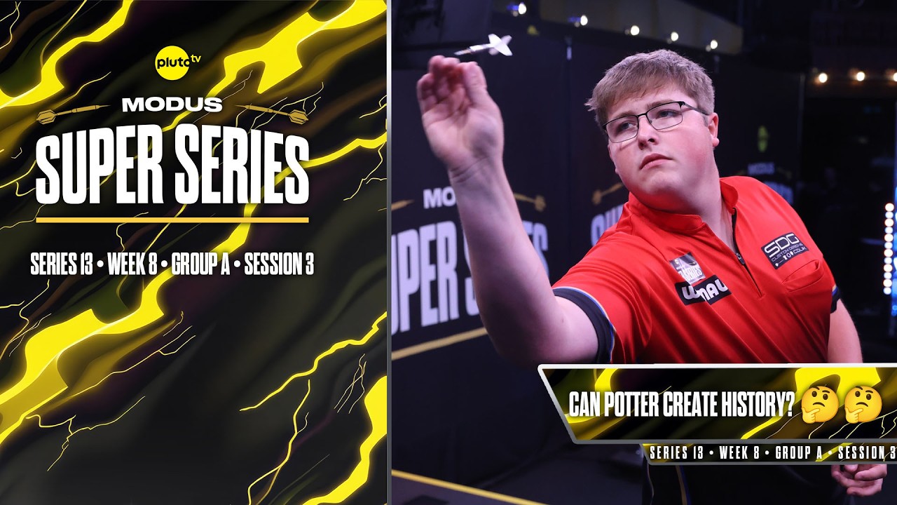 CAN POTTER CREATE HISTORY IN GROUP A!! 🤯🤯 | Darts Highlights | Week 8 Group A Session 3