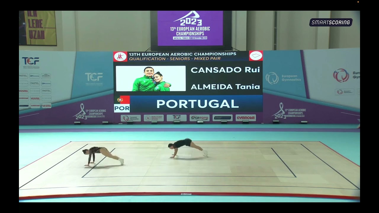Portugal (POR) - 2023 European Championships Aerobic Gymnastics, Mixed Pair Qualifications - seniors