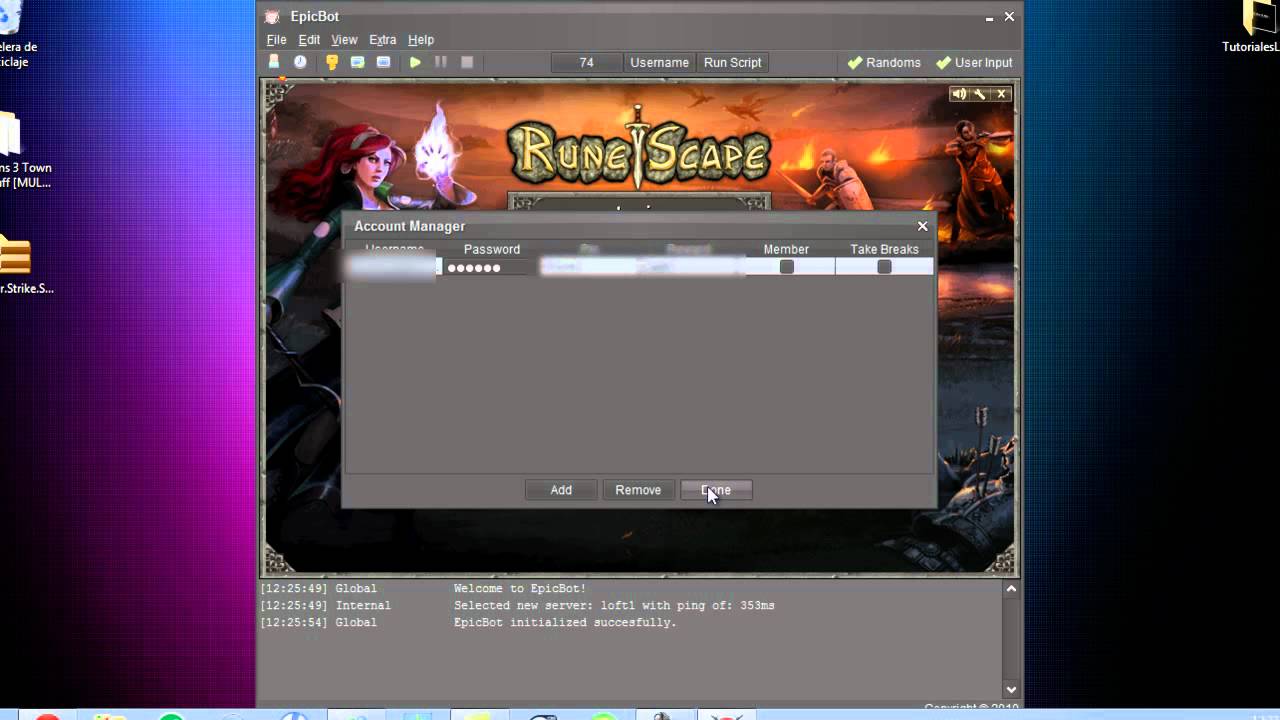 Como descargar un bot para runescape