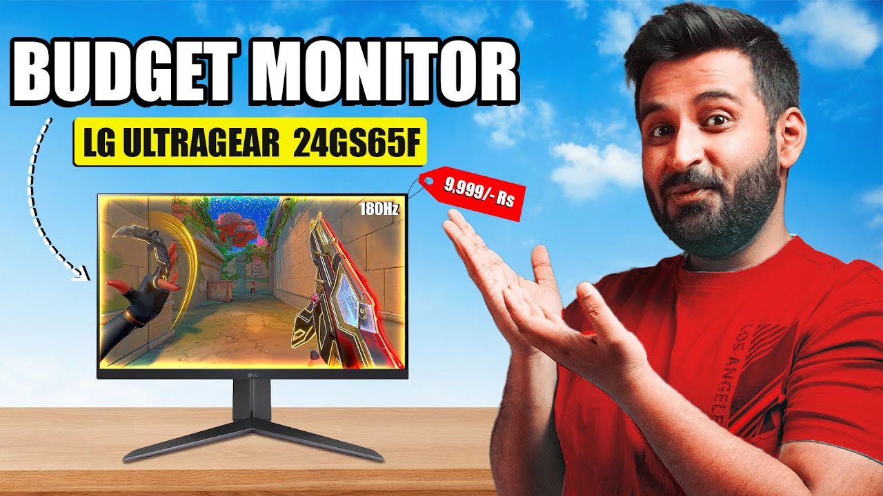 I Found Almost Perfect 1080P Gaming Monitor Under Rs.10,000/- |  LG Ultra gear 24GS65F