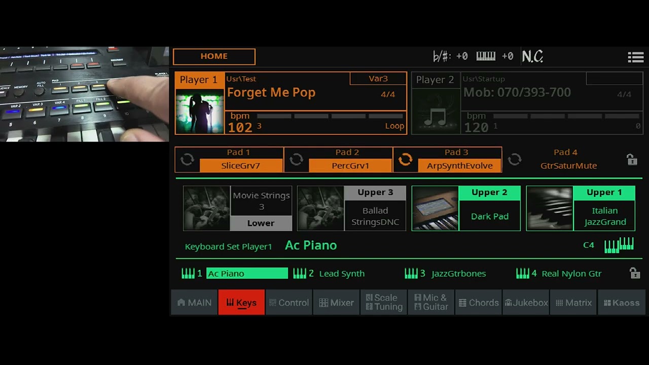 KORG PA5X - O.S. - 1.4.3 - Some BUGS