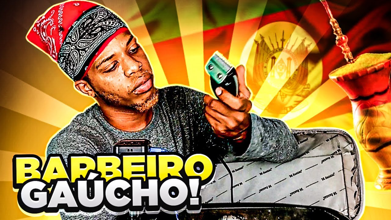 ASMR CORTANDO O SEU CABELO GAÚCHO BARBEIRO TCHÊ🧉