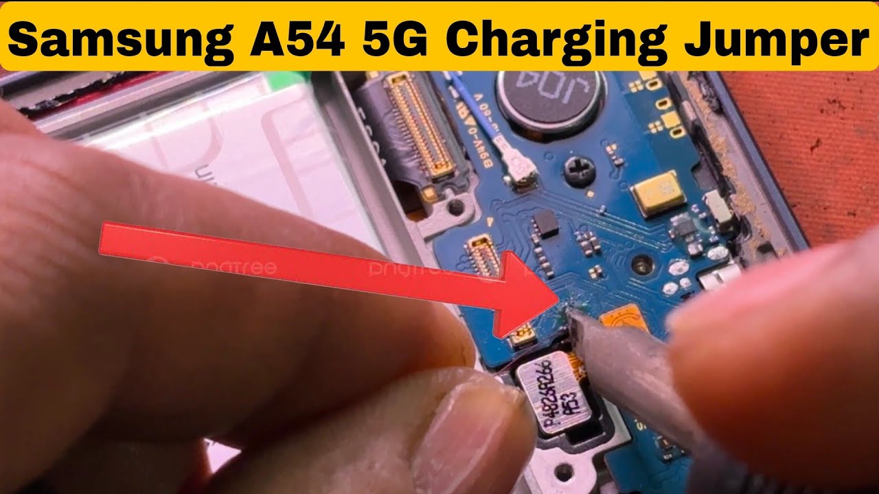 Samsung A54 5G Charging Problem || Samsung A54 Charging Jumper Ways || #jamobilerepair 