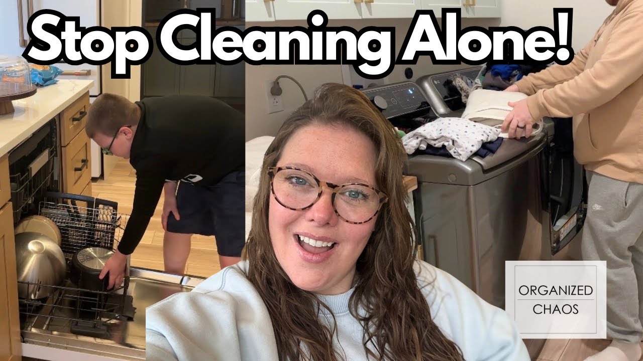How I Got My Spouse & Kids to Help Clean (Without Nagging)