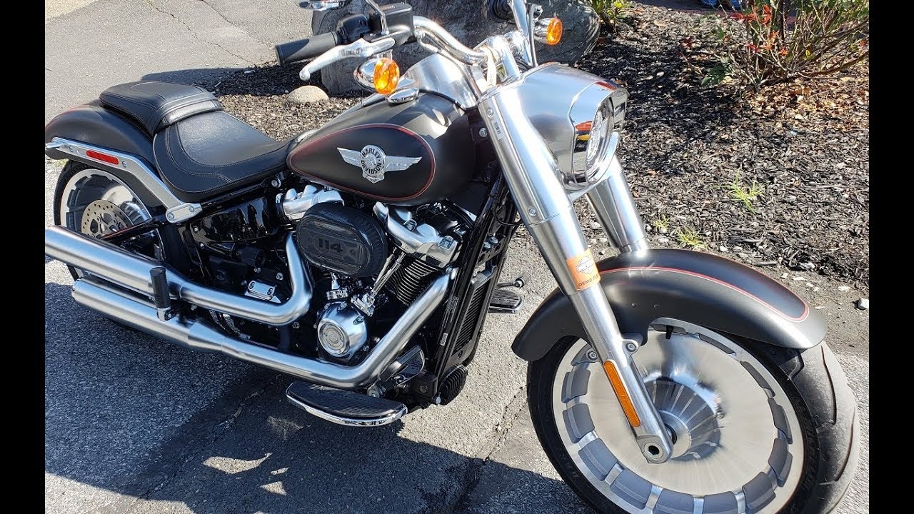 2019 Harley Fat Boy FLFBS 114 demo ride