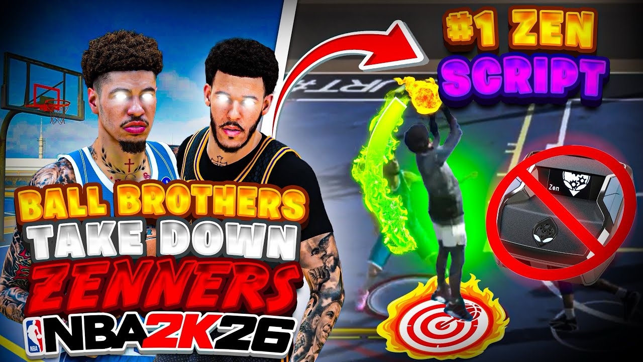 LAMELO AND LONZO BALL TAKE ON TOP ZENNERS IN NBA 2K26!