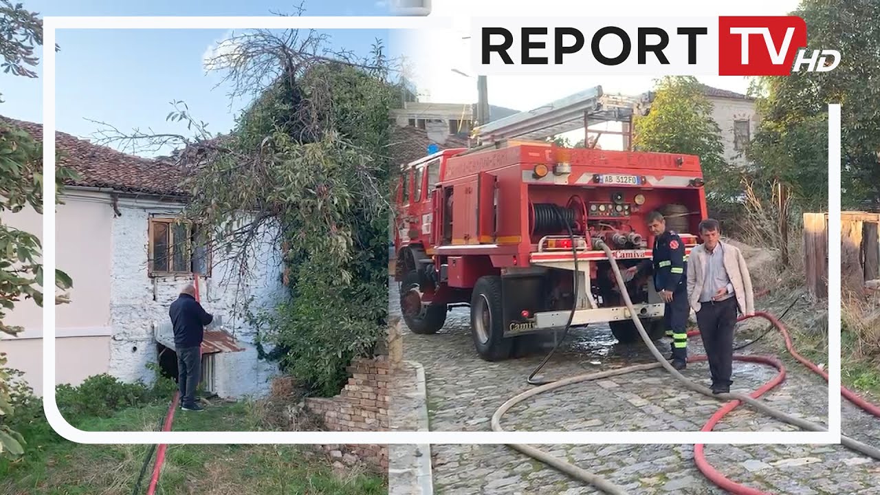 Korçë/ Përfshihet nga flakët një banesë në lagjen nr.3 si pasojë e shkëndijes elektrike