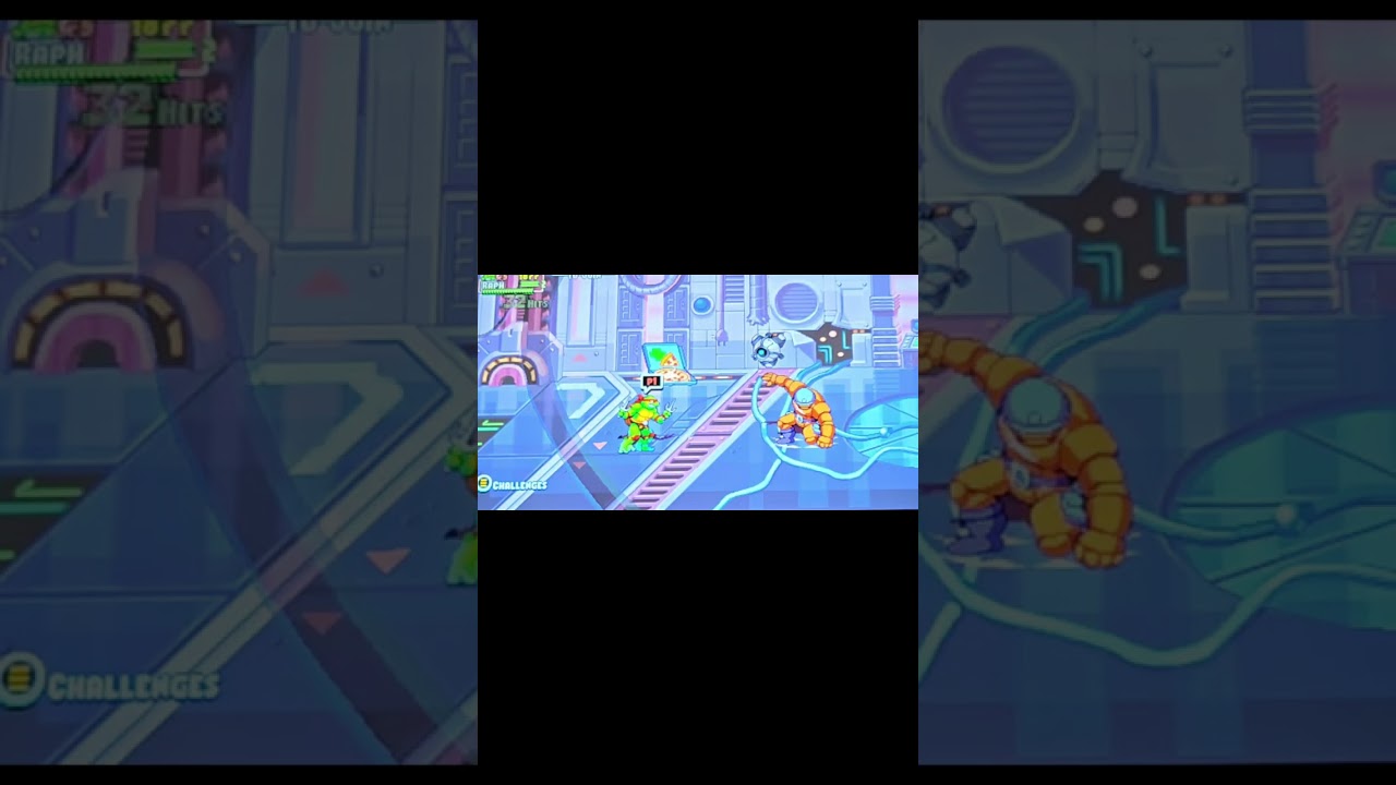 Raphael TMNT Shredder's Revenge Game Play ( Level 13 )