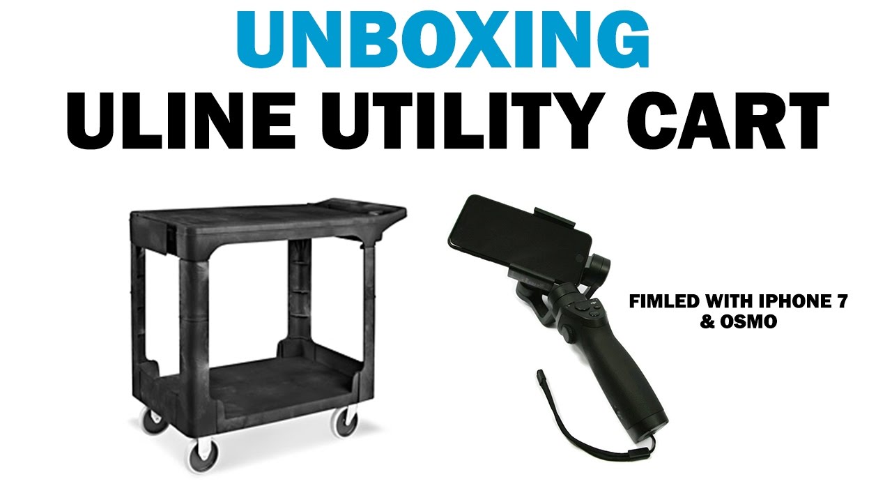 Assembling Uline Rubbermaid Cart - Filmed with iPhone 7 | Unboxing 101