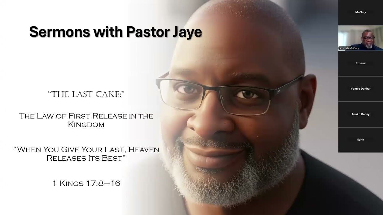 “The Last Cake:”  “When You Give Your Last, Heaven Releases Its Best”1 Kings 17:8–16