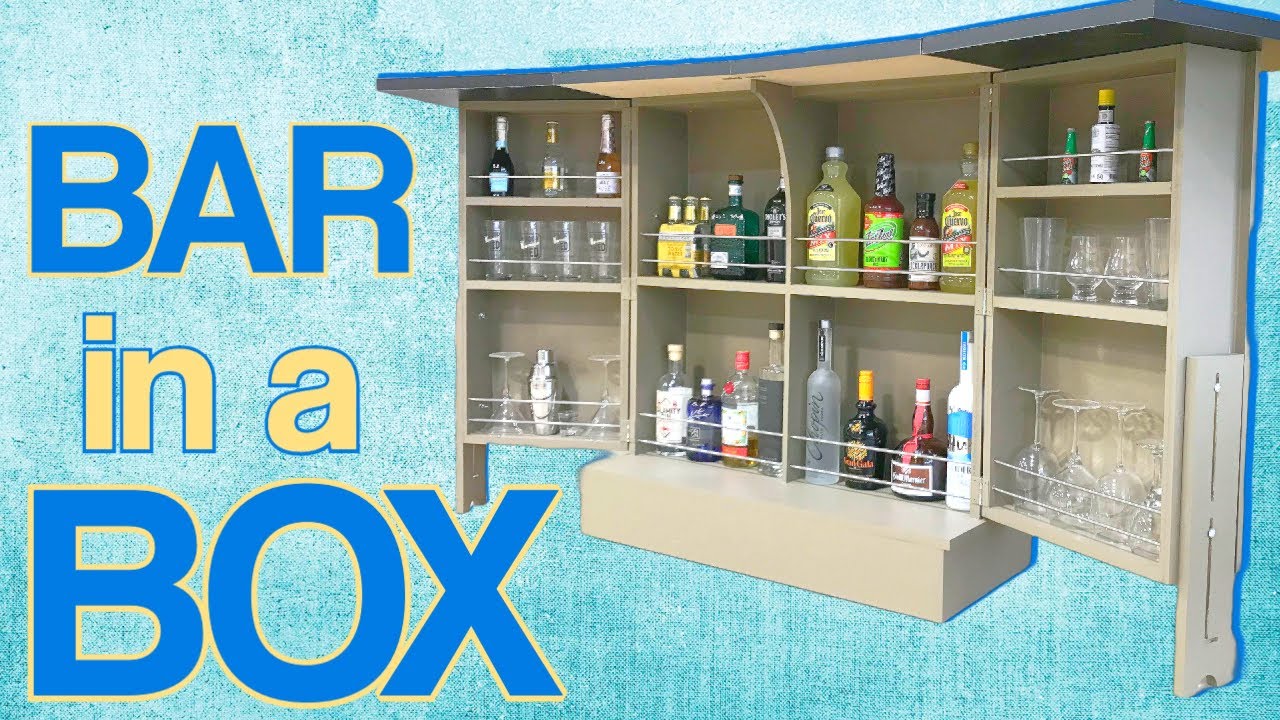 Build A Mobile Bar | DIY Bar In A Box