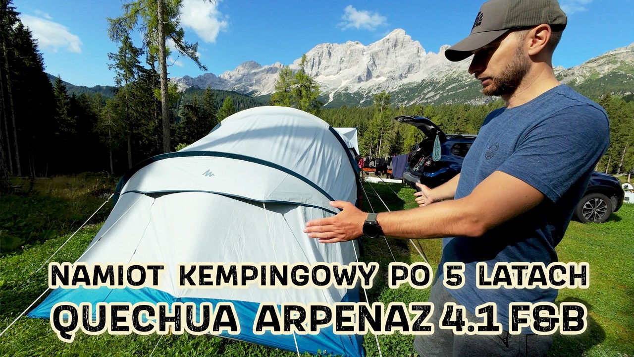 Namiot kempingowy Quechua Arpenaz 4.1 F&B recenzja, opinie, test po 5 latach użytkowania