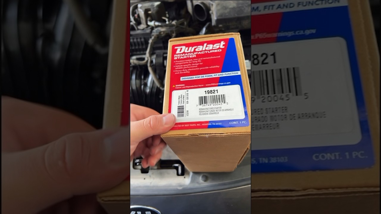 How to change a car starter