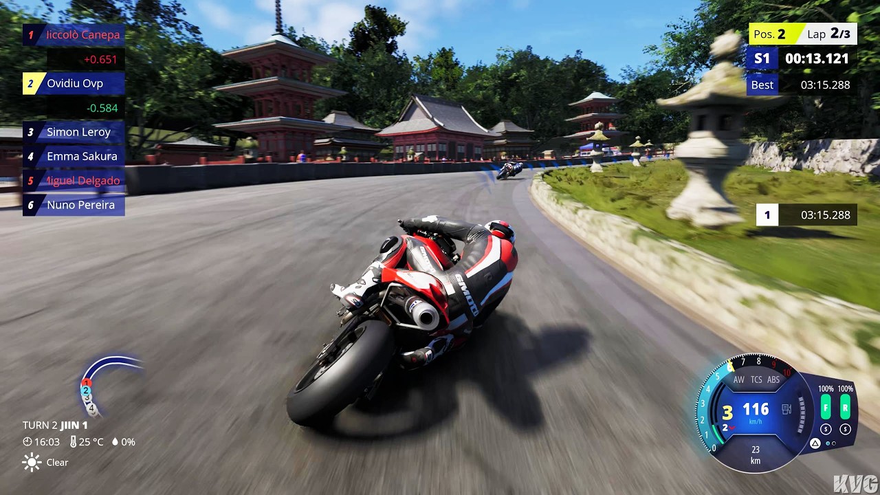 RIDE 6 - Kanto Temples Course - Gameplay (PS5 UHD) [4K60FPS]