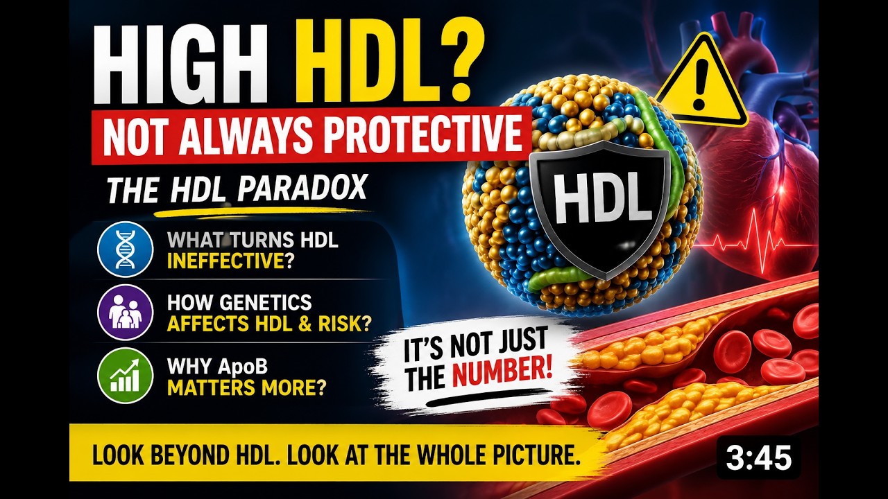&ldquo;High HDL? Here&rsquo;s What Doctors Now Know&rdquo;#hdl #cholesterol #ldl #hearthealth #health #healthydiet 