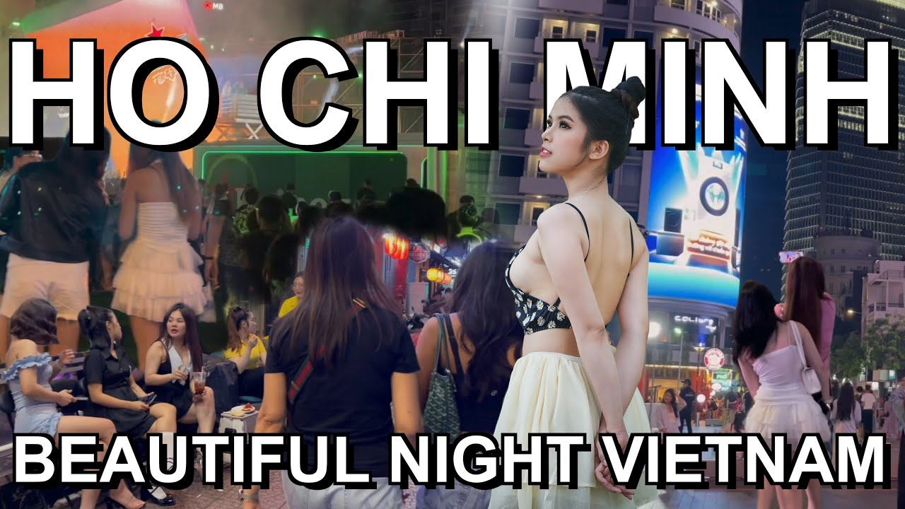 Exploring The Beauty of Ho Chi Minh City After Sunset 🇻🇳 Night walk Vietnam