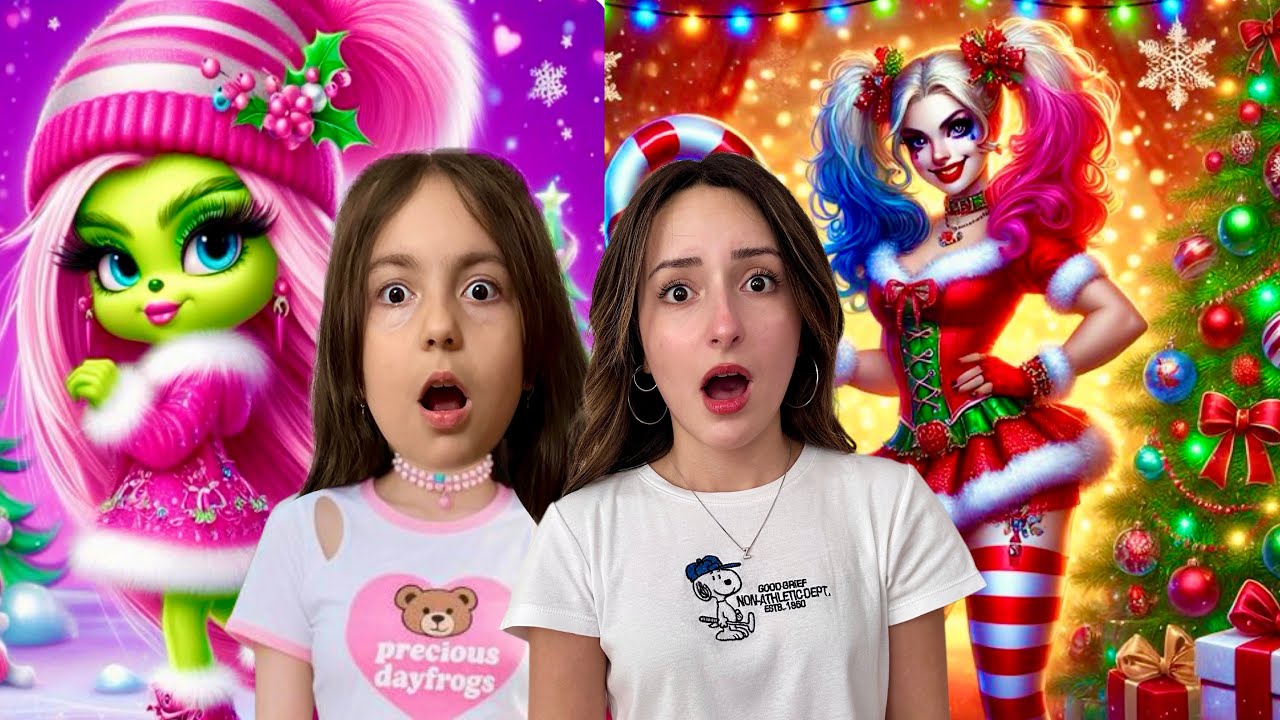 EKİPLE BİRLİKTE HARLEY QUİİN GRİNCH DEN KAÇIŞ / ZEYNEP VE HİRANUR