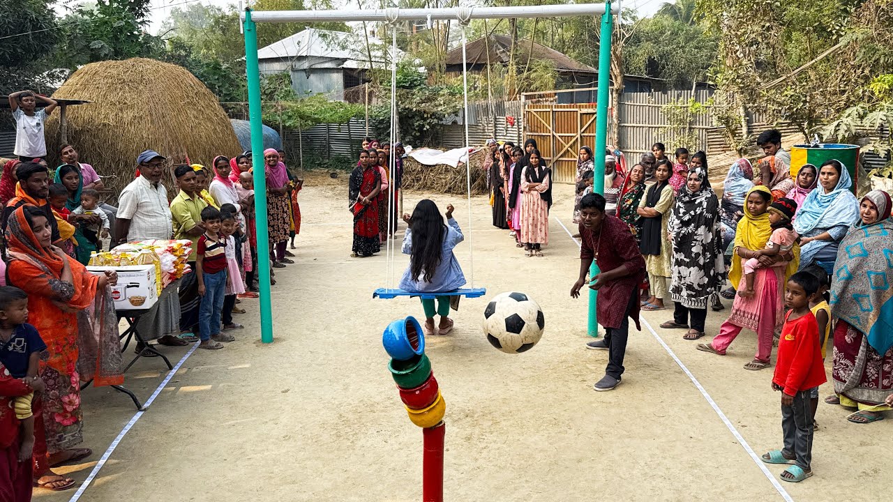 মজা আর আনন্দে ভরা চ্যালেঞ্জে দোলনায় দুলে পুরস্কার জিতে আবেগে আপ্লূত গ্রামের আপারা !