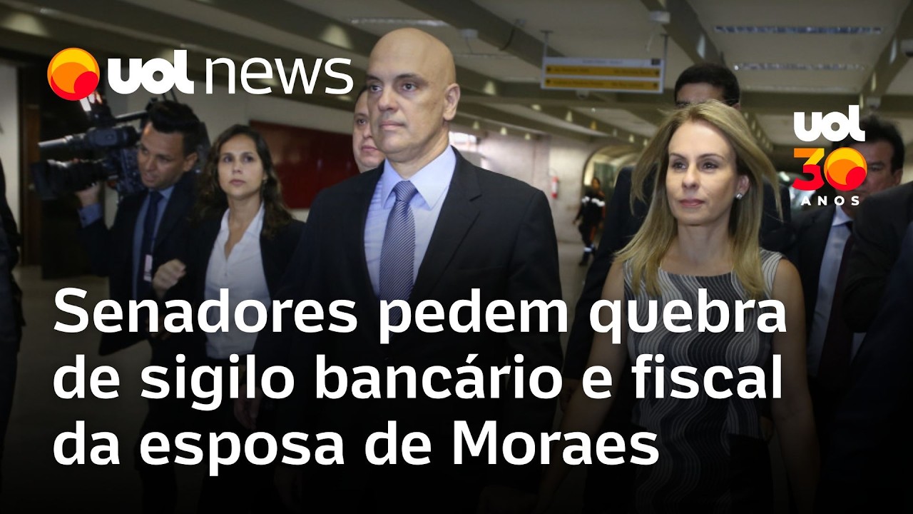 CPI do Crime Organizado: Senadores pedem quebra de sigilo bancário e fiscal da mulher de Moraes