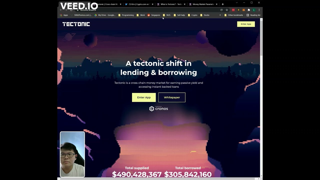 Tectonic! The First Ever Defi-Lending Platform on Cronos Network!