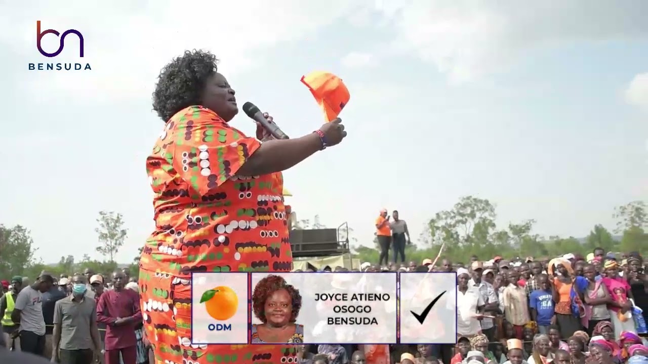 Dr Joyce atieno Osogo Bensuda at Landa Kagan, Rangwe Constituency