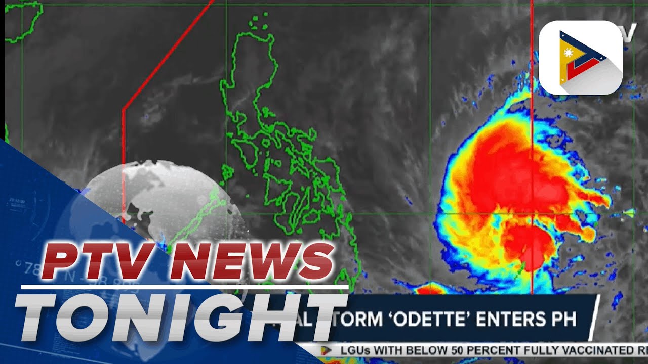 Severe Tropical Storm 'Odette' enters PH