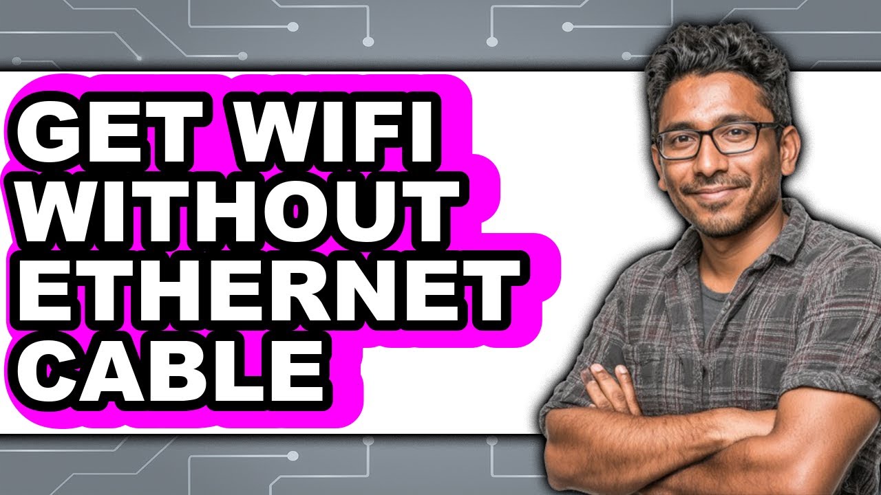 How to Get Wifi Without Ethernet Cable (only Way)