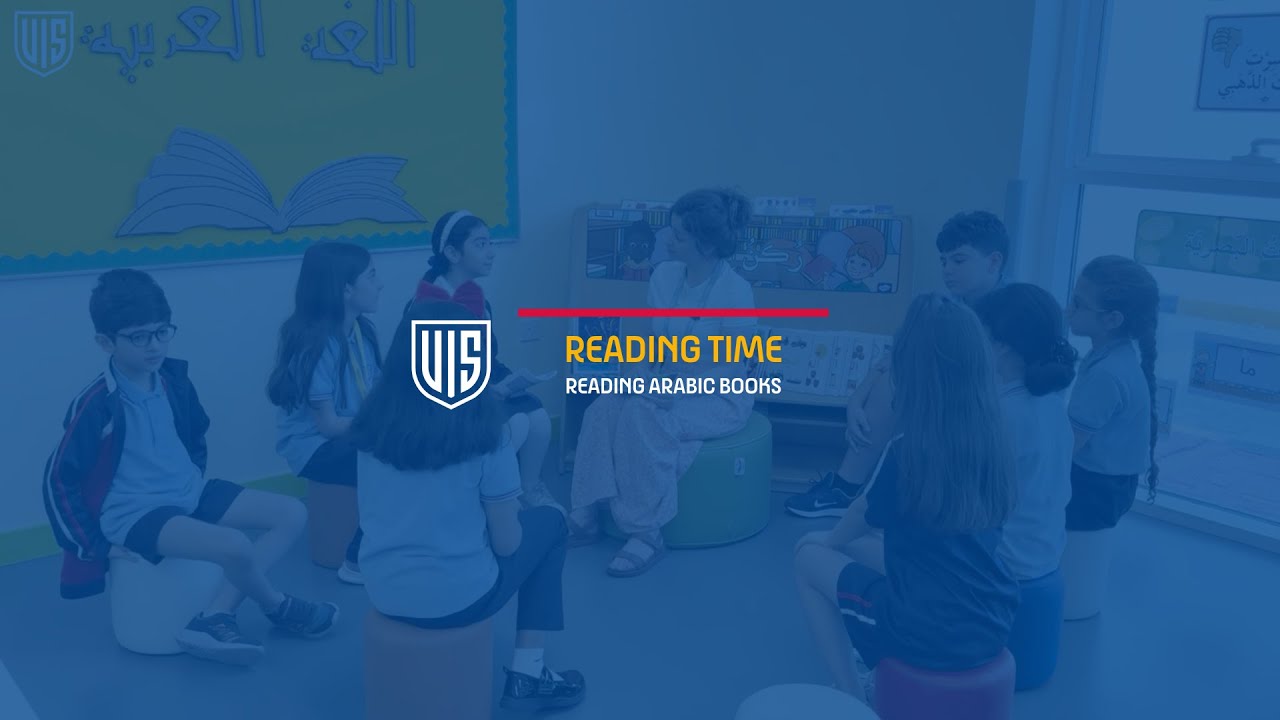 Enjoyable reading moments for Grade 4 Students in the Reading Corner - Vernus International School