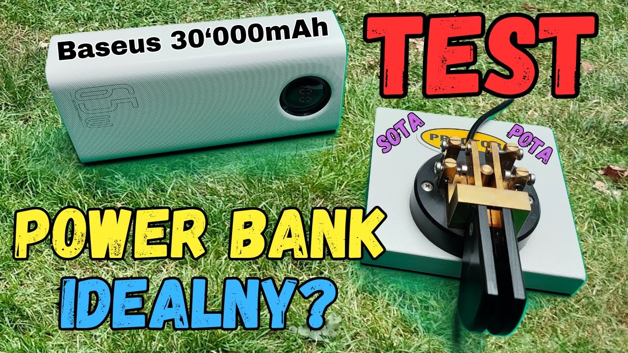 Idealny PowerBank do SOTA/POTA? Test obciążeniowy przy 12V - Baseus 30000mAh Ambilight