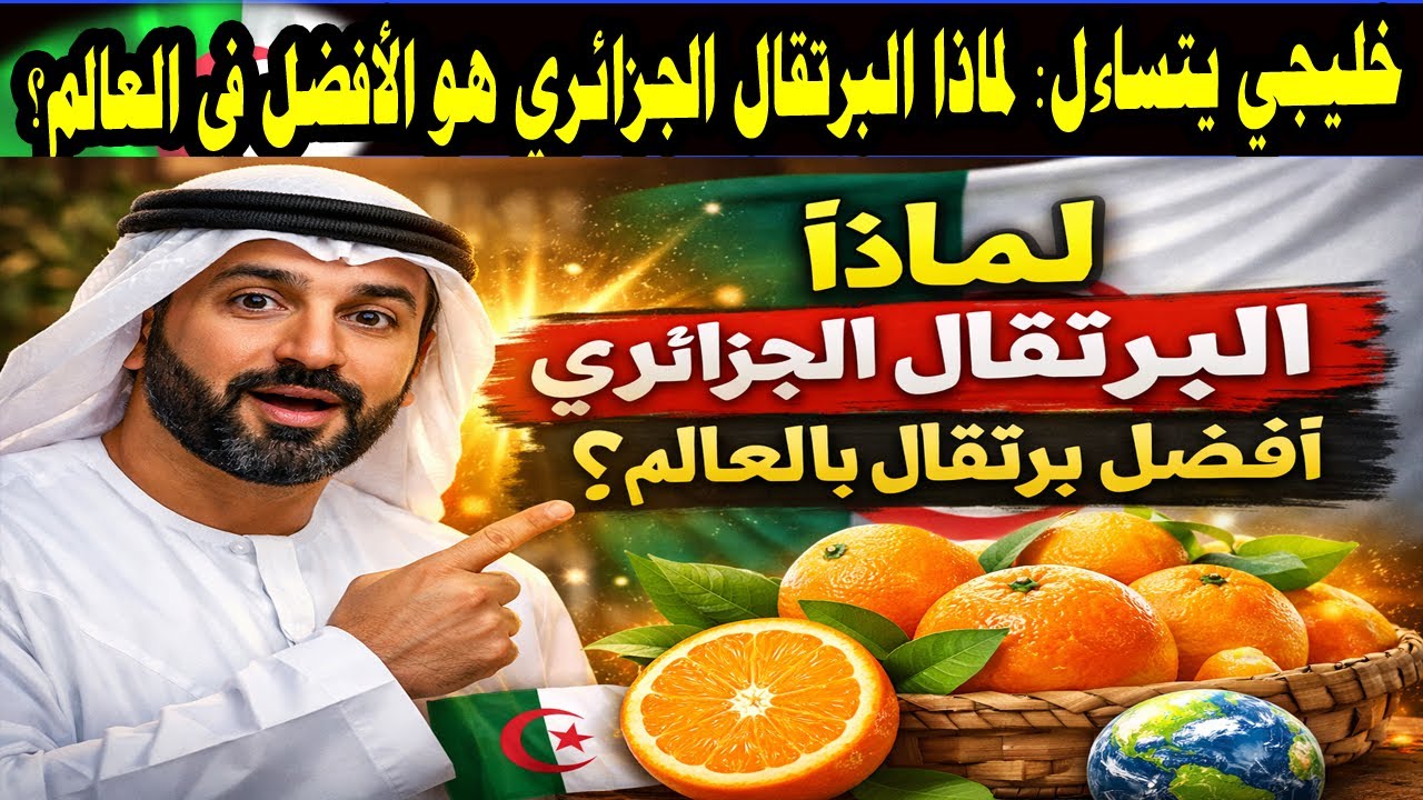 خليجي يتساءل لماذا البرتقال الجزائري هو الأفضل في العالم؟