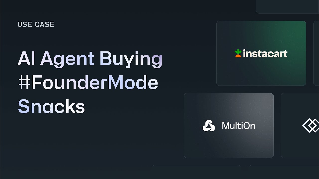 AI Agent Buying #foundermode Snacks | Anon Demo