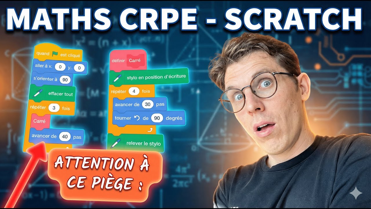 SCRATCH au CRPE : Comprendre les BOUCLES en 2 min ⏱️