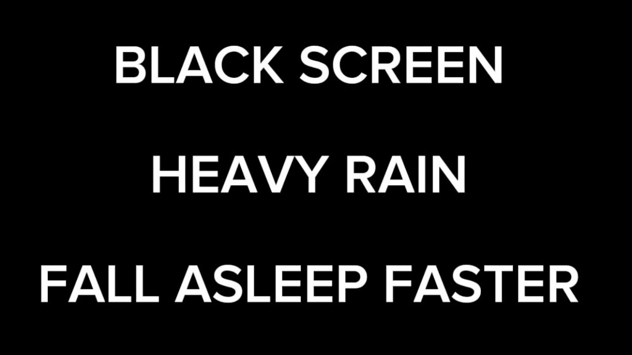 10 hours Rain Sounds For Sleeping. No ads. Dark Screen to Sleep Faster. Peaceful Sleep. 