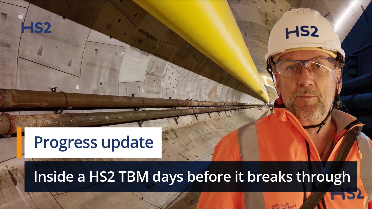 Финальный отсчёт 🚄 | Команда по строительству туннеля HS2 готовится к последнему прорыву в Бирмин...