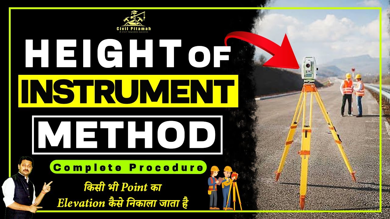 Height of Instrument in Levelling | Theory & Concept | Surveying
